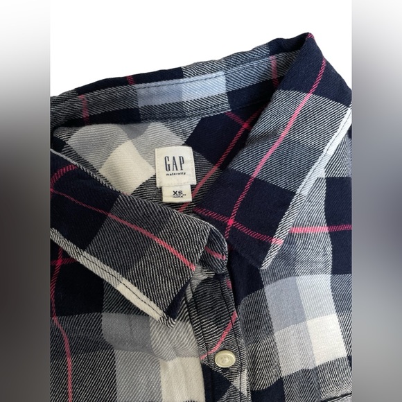 Gap white and black buttom down size M - Picture 4 of 5